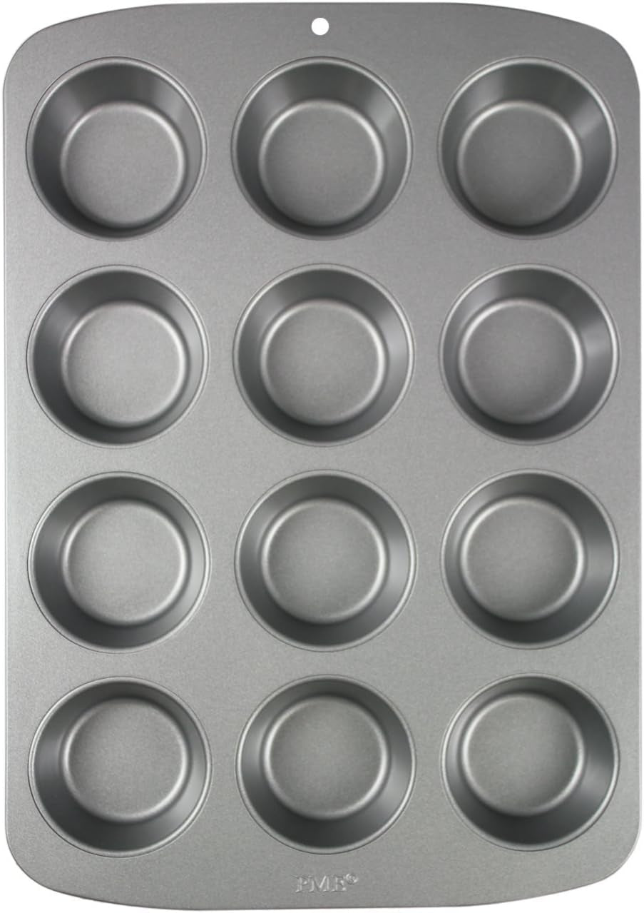 CSB111 Antihaftbeschichtete Mini-Muffinform Mit 24 Löchern Aus Karbonstahl, Edelstahl, Silver, 39.4 X 24.6 X 2.1 Cm Molds and trays for baking Naty Shop 37.299999999999997 X 26.1 X 3.1 Cm Einzeln