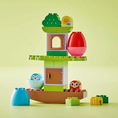 LEGO DUPLO tree for balancing and stacking, development toy, building set for children from 18 months, creative toy for children, educational toy with 2 toy birds 10440 Building sets Besuche den LEGO-Store