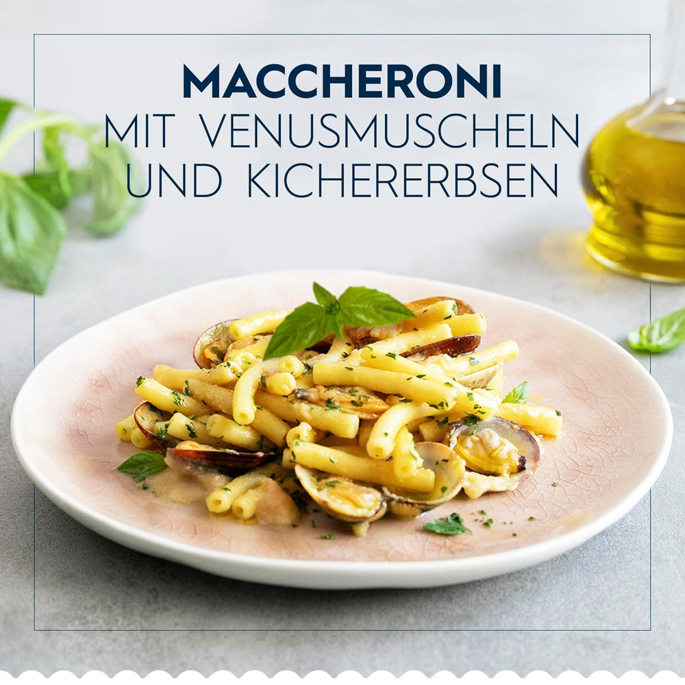 Pasta Barilla Classic Maccheroni no. 44 of high quality durum wheat, always al dente, 500g
