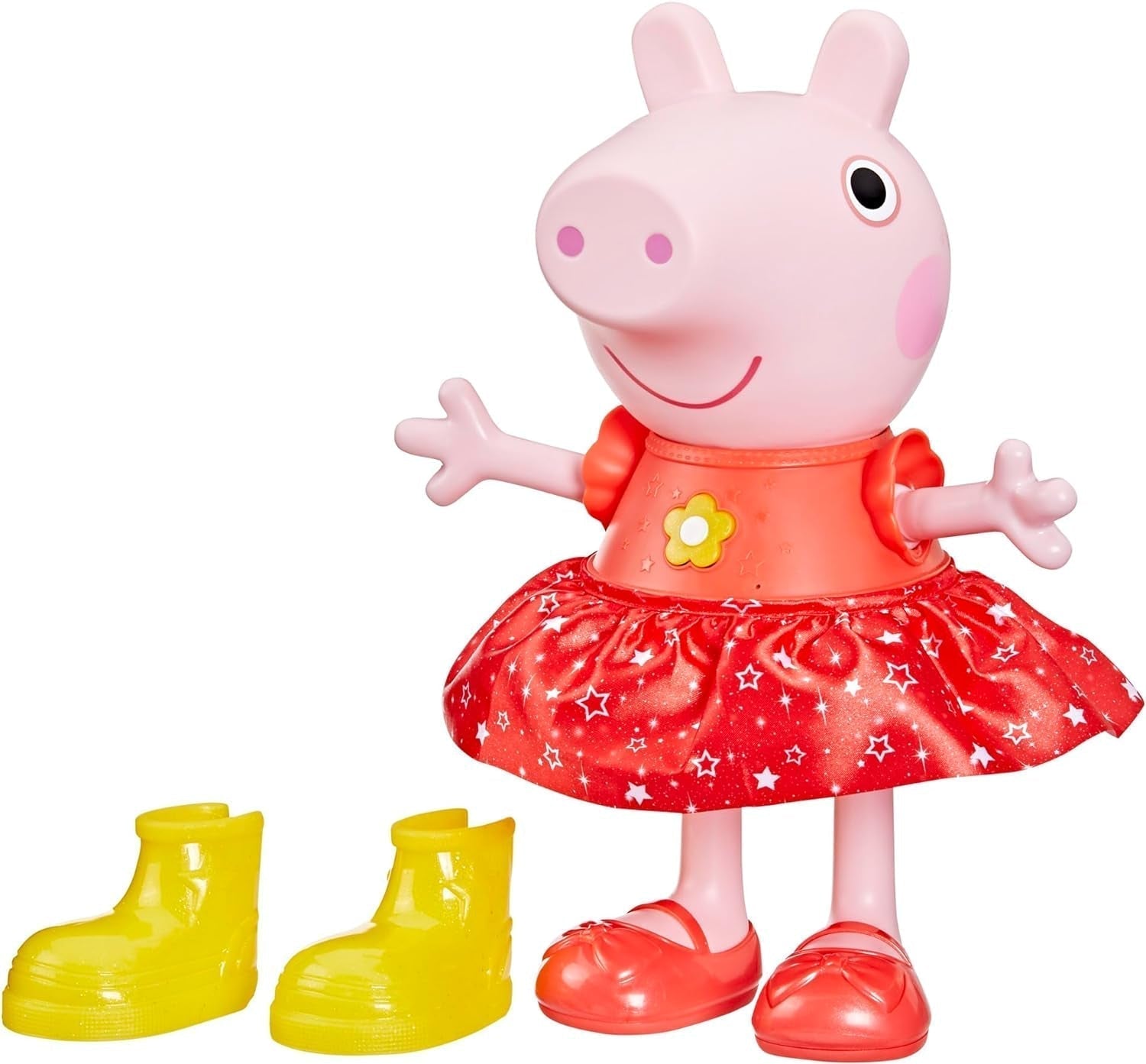 Peppa Pig Peppa'S Mud Puddle Party Doll - German Version, Pink or Pink Naty Shop Dolls Mud Puddle Party