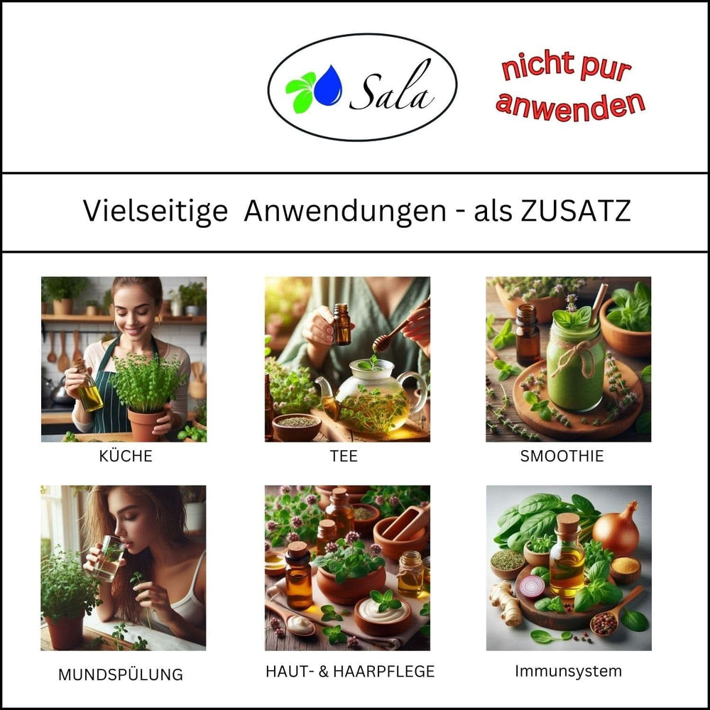 Oregano Oil Aroma Essential Oregano Oil BIO - For consumption - 100% natural 30 ml Arome Naty Shop