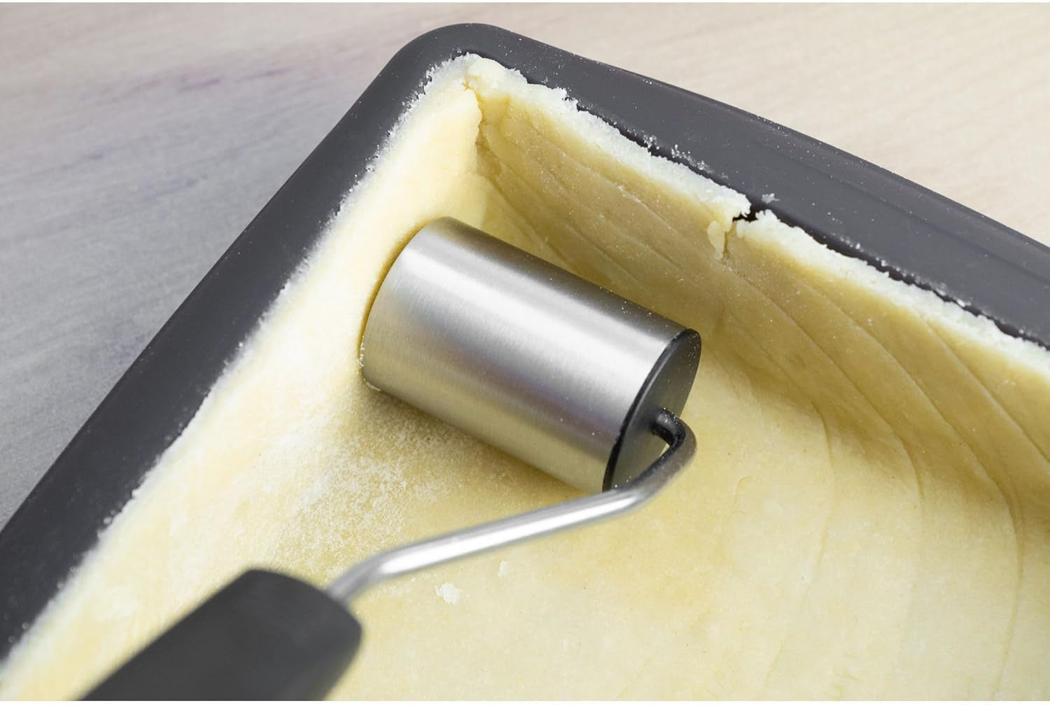 Lurch 230260 TANGO Teigroller aus Edelstahl mit Kunststoffgriff