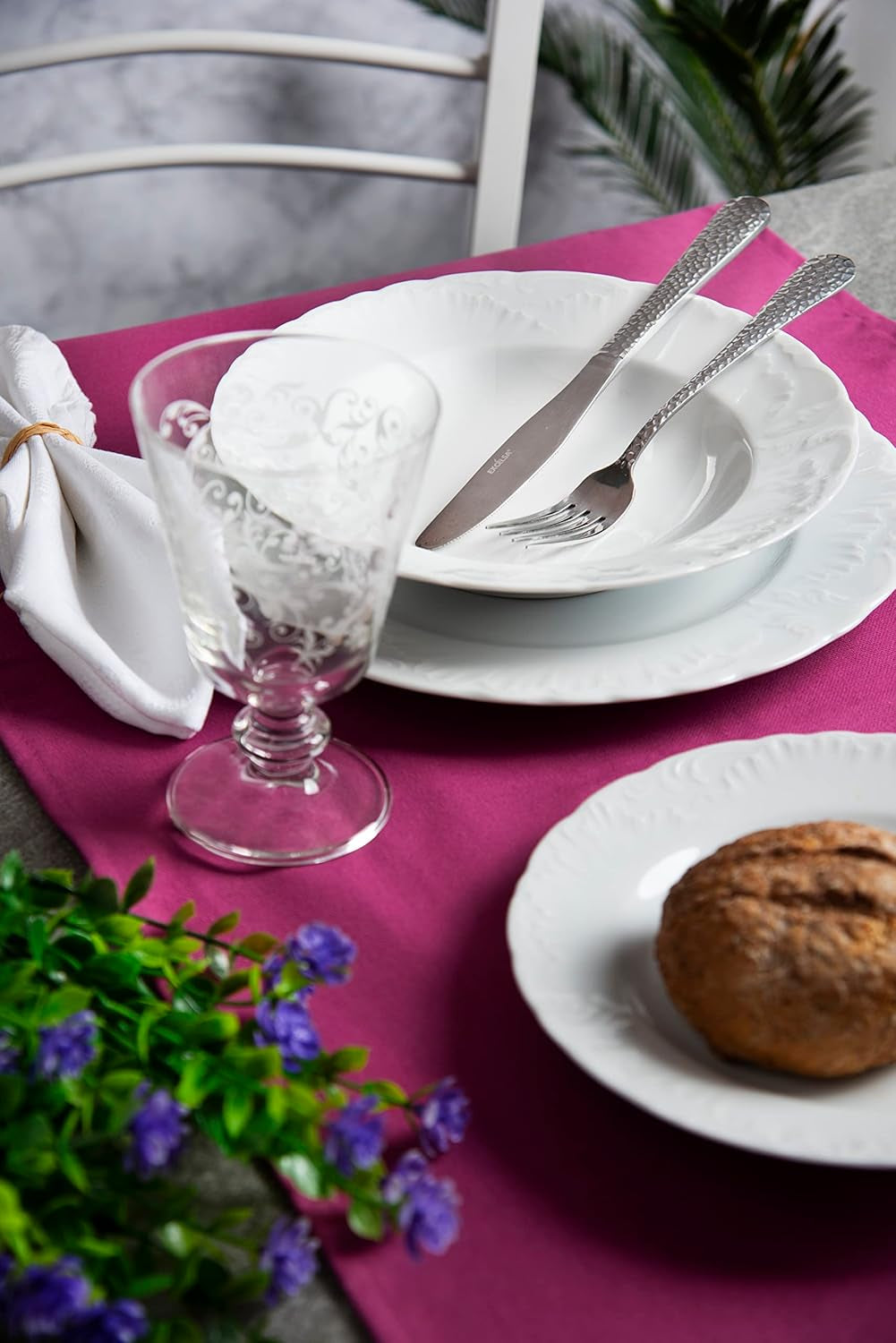 Excelsa Geschirr 18Er Set Weiß Naty Shop