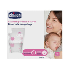 Chicco milk bag with 30 pieces, Leakproof, 250 ml Accessories Food and Breastfeeding Bebe Naty Shop