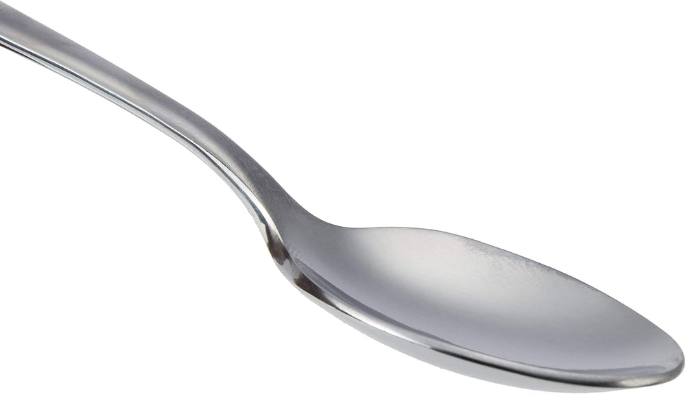 Stainless Steel Coffee Spoon, Round Edge Design, Pack of 12, Silver Naty Shop Kitchen