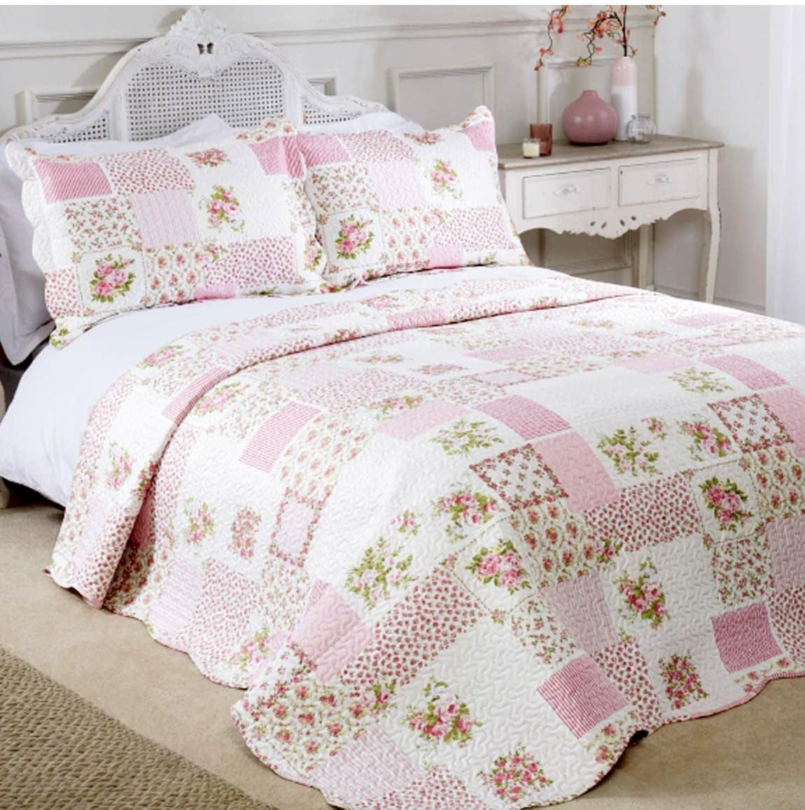 Emma Barclay 100% Polyester Cotswold Single Bed Duvet Cover Pink Rose Beds and Duvets Emma Barclay Rose King Size
