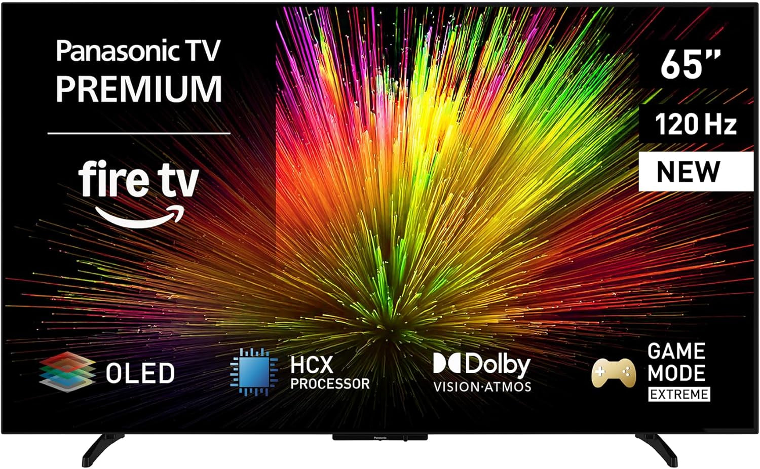 Televizor Panasonic Premium TV-48Z80BEZ, seria Z80B, 48 de inci, televizor inteligent OLED 4K Ultra HD, 2025, Fire TV, Dolby Vision și Atmos, mod de joc Extreme, asistență Alexa și Apple, Bluetooth, negru