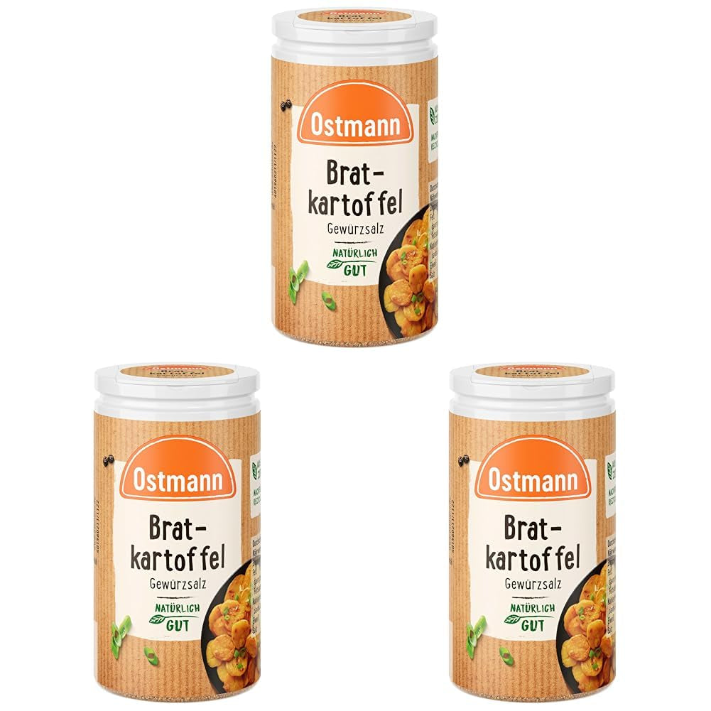 Ostmann Gewürze - Bratkartoffel Gewürzsalz | Pikant-salziges Gewürz für Kartoffelgerichte | 60 g in Der Streudose