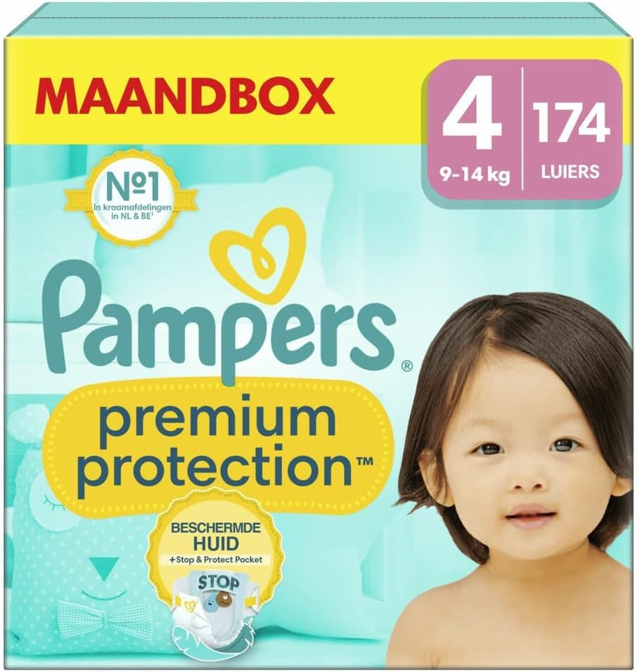 Pampers Premium Protection Size 5, 152 Diapers, 11kg-16kg, our #1 protection against skin and leaks