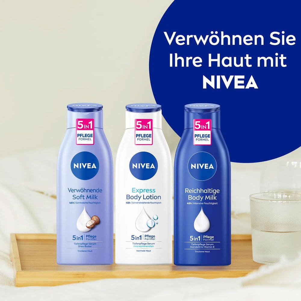 NIVEA Rich Body Milk, intensive nourishing body cream with almond oil, 400 ml Shower and bath Naty Shop