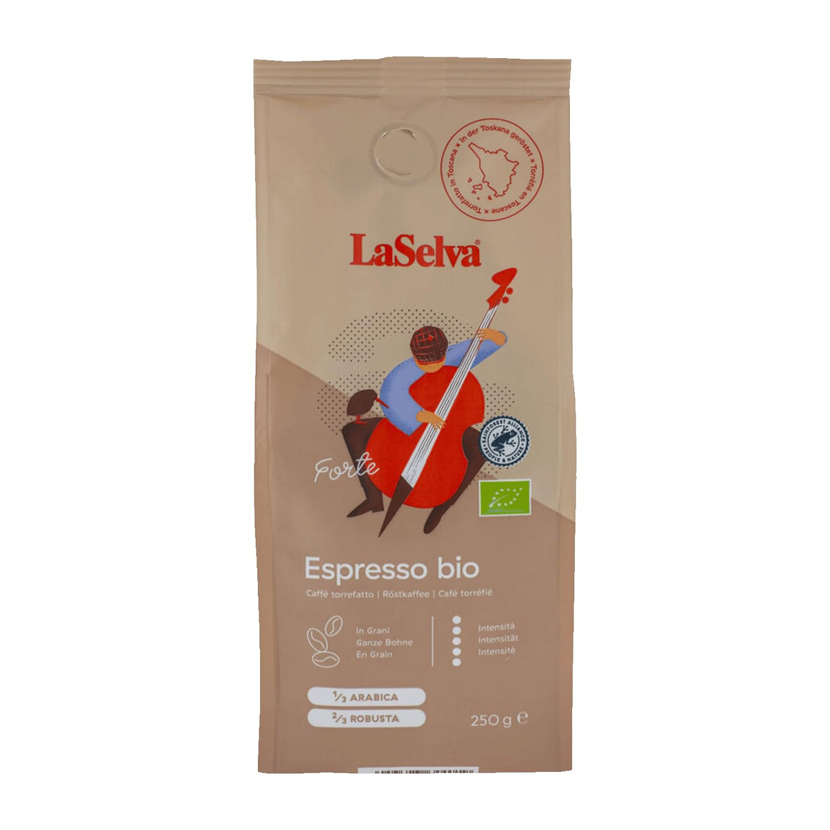 Espresso "Forte" - Cafea prăjită boabe întregi 1 x 250 g