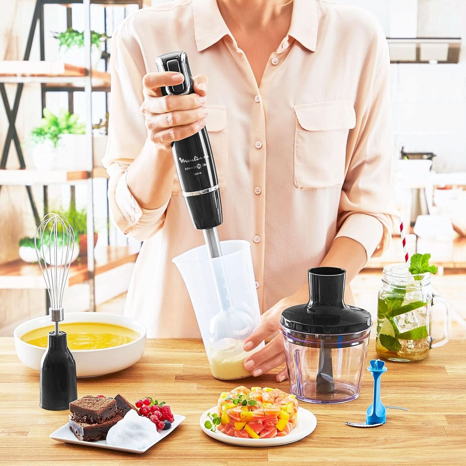 DD9448 Stand mixer, Schwarz, 500 Ml Kitchen Naty Shop