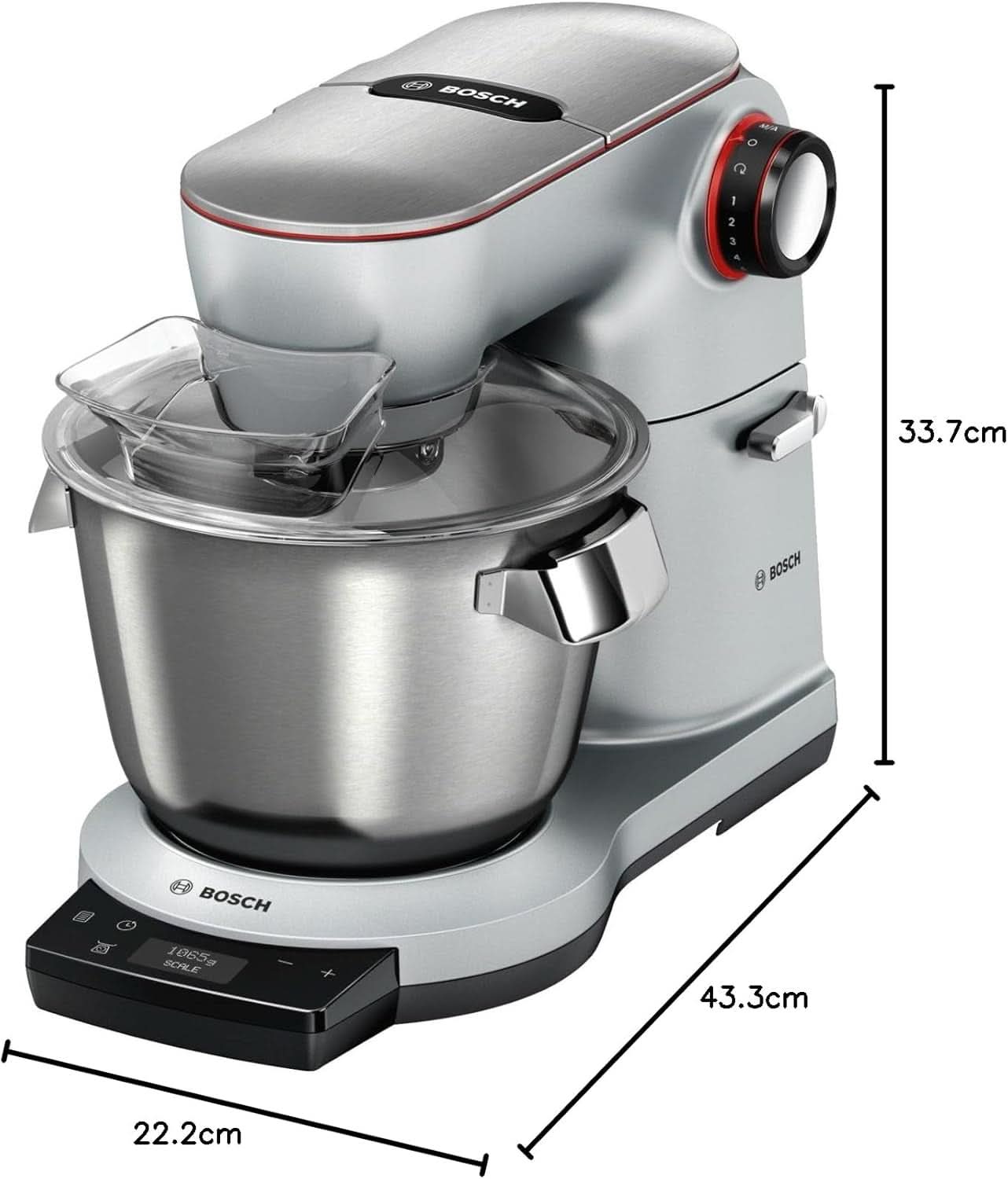 Food processor Bosch Series 8 MUM9AX5S00, stainless steel bowl 5.5 L, 1600W Mother and Child Naty Shop
