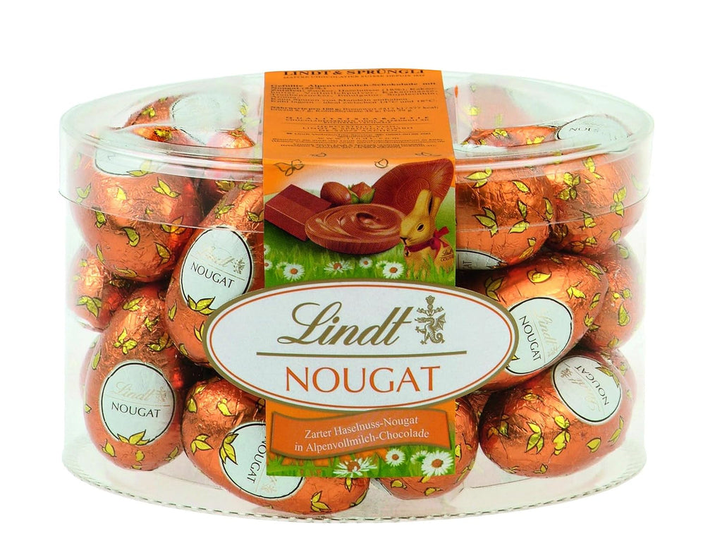 Lindt, Ouă de ciocolată cu turtă dulce, 450 grame Bomboane de Ciocolata Naty Shop 450 grame Nougat