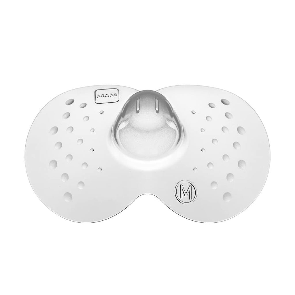 MAM Stillhütchen Größe M (Ø 20 Mm) Im 2Er-Set, Extra Weiche Brusthütchen Zum Schutz Beim Stillen, Brustwarzenschutz Für Maximalen Hautkontakt Zwischen Mutter Und Kind Accesorii Hrana si Alaptare Bebe Naty Shop Single Größe M / 2Er Pack