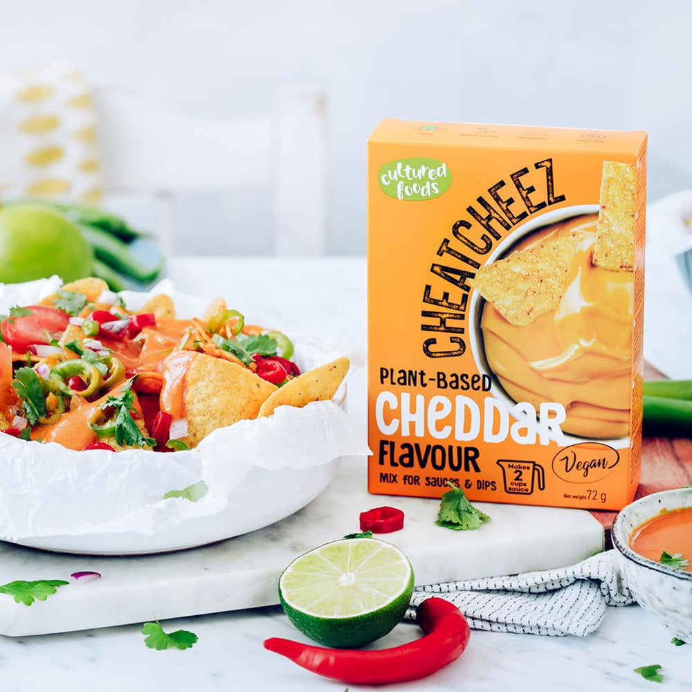 Cultured Foods Vegan 3-er Set Vegan Mac And Cheese, Gouda Sauce, Cheddar Sauce, Laktosefrei Glutenfrei MAC & CHEEZ CHEATCHEEZ