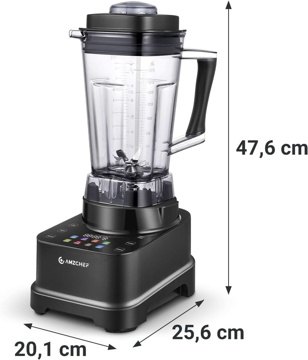 Blender AMZCHEF, 8 smart menus and 10 speeds, LCD touch screen Kitchen Naty Shop