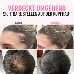 BOLDIFY pulbere rădăcină 4g - corector de păr pentru îngroșarea părului pentru femei și bărbați, acoperire gri pentru 48h, machiaj de păr rezistent la apă pentru a ascunde rădăcinile (negru) Vopsea pentru par Naty Shop