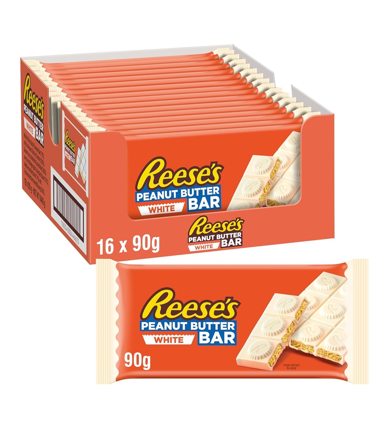 Peanut Butter Milk Bar 16 x 90g - Sweet and Salty - Peanut Butter Filled Chocolate - Subtle Salty Flavor - Perfect for Sharing or Snacking - Legendary Taste