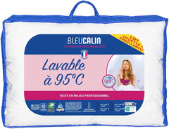 Bleu Calin Pack quilt 1 person 140X200 Cm + 1 pillow 60X60 Cm, 95° washable Duvets and quilts Naty Shop