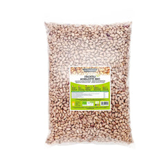 Organic Borlotti beans 5 kg, Dried organic legumes from controlled crops, Ideal for salads, soups and side dishes, Convenient format