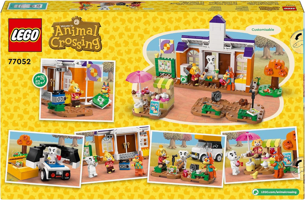 LEGO Animal Crossing K.K. se joacă la bâlci, jucărie de construcție cu cafenea și mașină din jocurile video, playset pentru fete și băieți de la 7 ani, cadou pentru copii 77052 Seturi de constructie Besuche den LEGO-Store