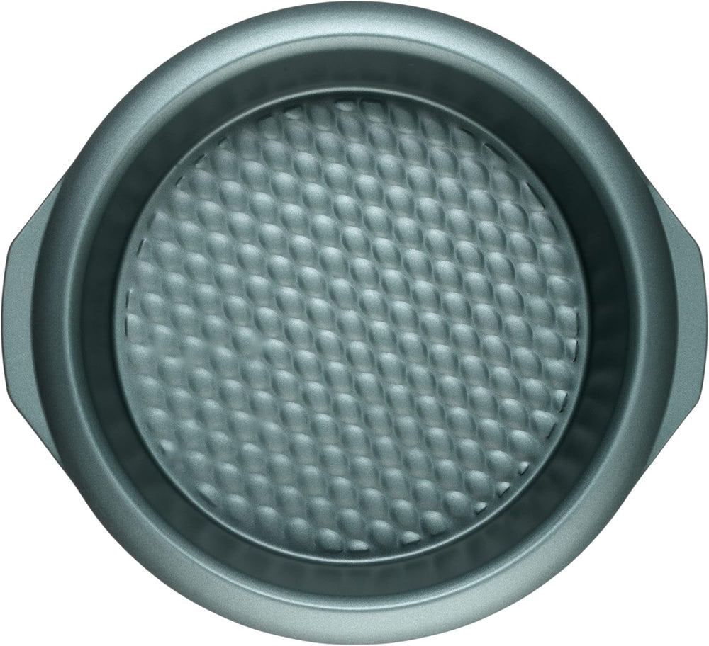 Progress BW09819G2EU7 Shimmer Kollektion, Runde Backform Aus Kohlenstoffstahl Mit Antihaftbeschichtung, Ideal Für Pies, Kuchen, Torten Und Quiches, 28 Cm, Grün Molds and baking trays Naty Shop 28Cm Runde Pfanne