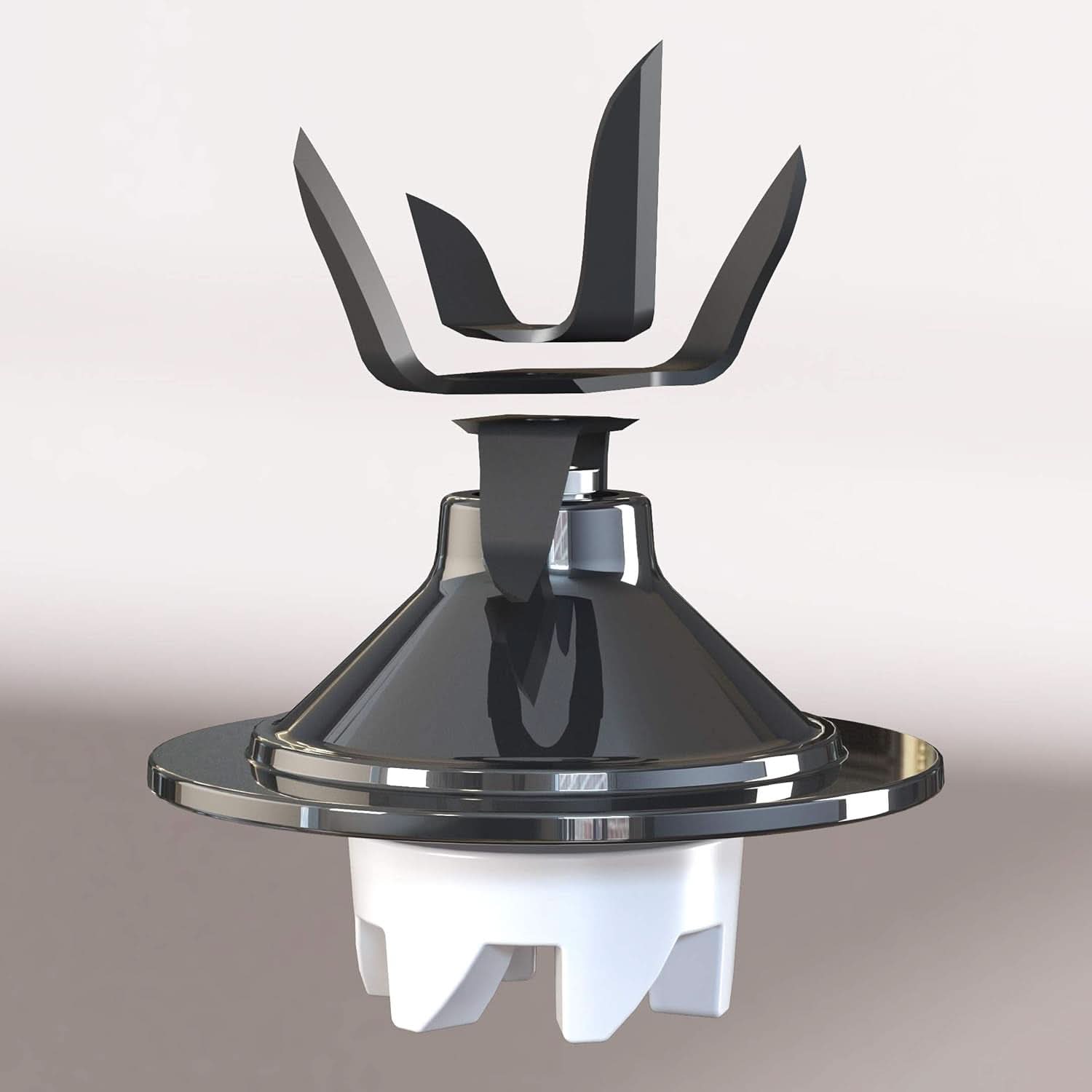 Cecotec Mixer Glas Power Schwarz Titan 1000 INOX. 1000 W, Edelstahlgehäuse, 6-Blatt-Blatt Mit Schwarzer Titanbeschichtung, 1.5-L-Glaskrug, 5 Geschwindigkeiten [Energieeffizienzklasse a +] Kitchen Naty Shop