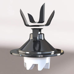 Cecotec Mixer Glas Power Schwarz Titan 1000 INOX. 1000 W, Edelstahlgehäuse, 6-Blatt-Blatt Mit Schwarzer Titanbeschichtung, 1.5-L-Glaskrug, 5 Geschwindigkeiten [Energieeffizienzklasse a +] Kitchen Naty Shop