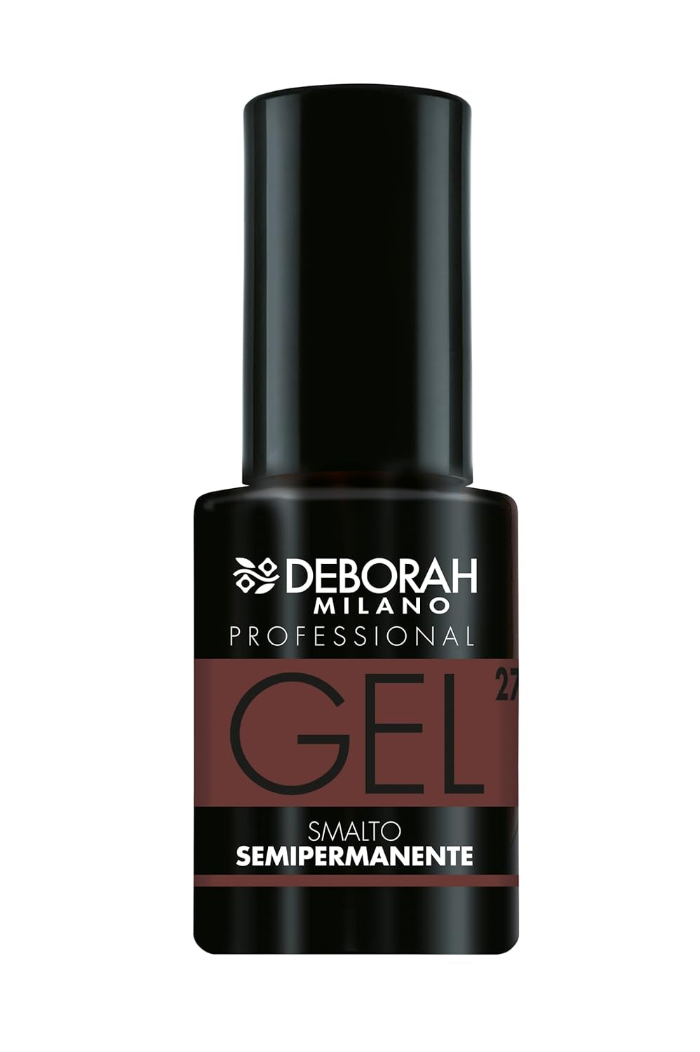 Milano Professional semi-permanent nail polish, no. 21 Burgundy, volumizing effect, long-lasting, for intense and glossy nails, 4.5 ml