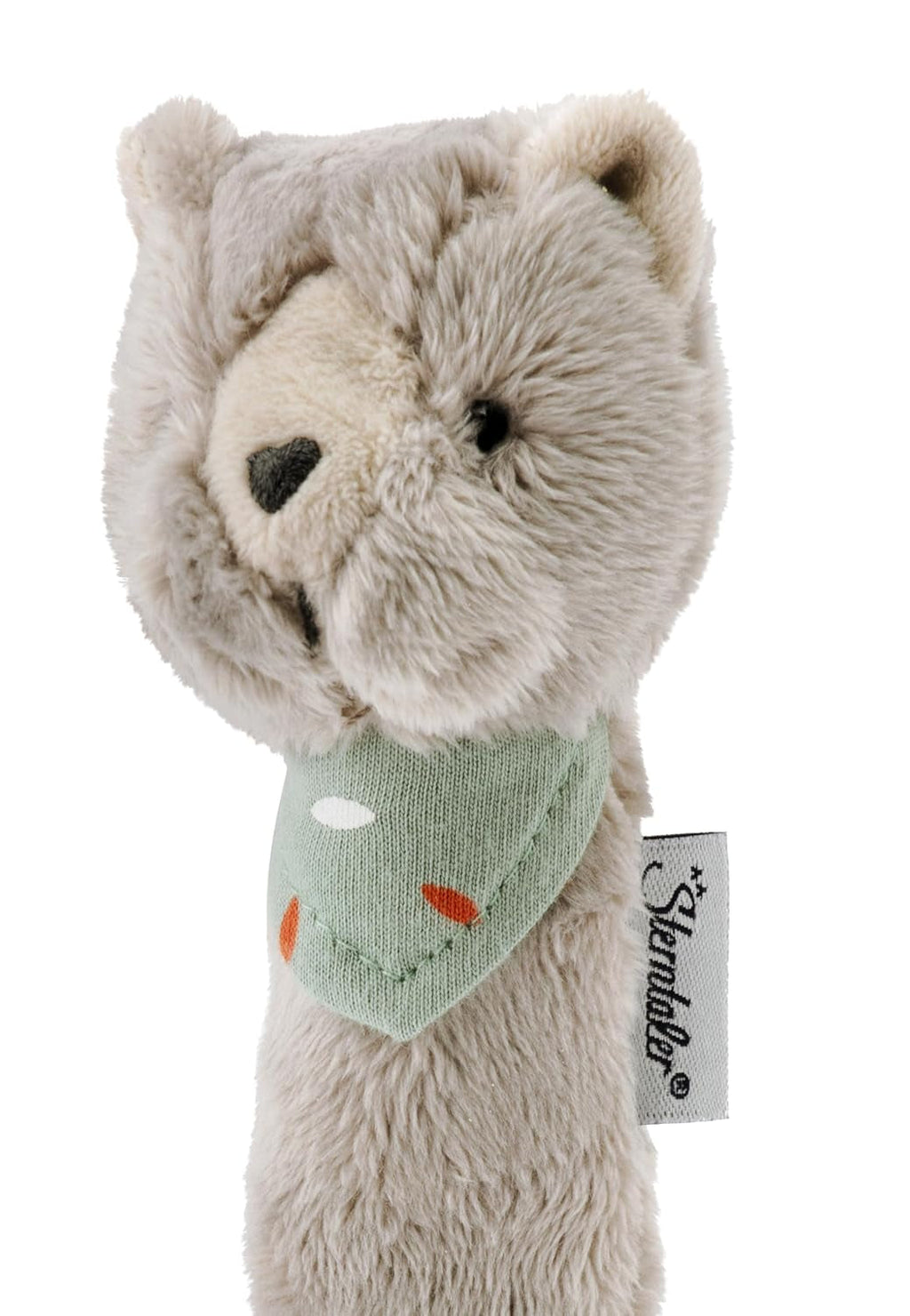 Sterntaler baby squeaker cat Lilly - Jucărie pentru copii din fleece moale - Jucărie de prindere pentru copii - Primele încercări de prindere și joc, gri Jucarii Bebe Naty Shop