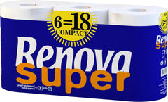 Hârtie igienică RENOVA SUPER COMPACT 6 role