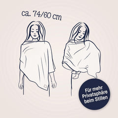 Julius Zöllner Stilltuch Aus 100 Prozent Jersey-Baumwolle, OEKO-TEX STANDARD 100, Made in Germany, Uni Tan Accessories Food and Breastfeeding Bebe Naty Shop