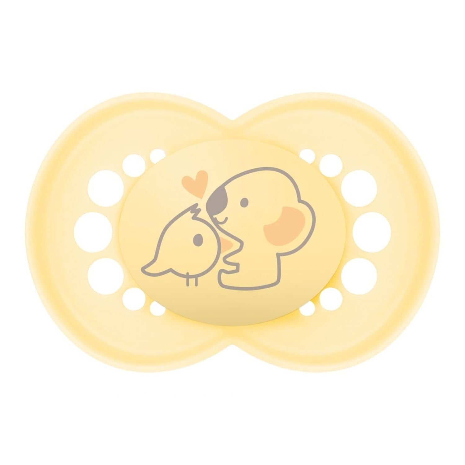 MAM | Suzetă originală bej 18+ luni (pachet de 3) selecție aleatorie de culori - Tetină simetrică din silicon ultra-moale - Suzetă pentru bebeluși cu formă anatomică pentru o dezvoltare optimă a gurii