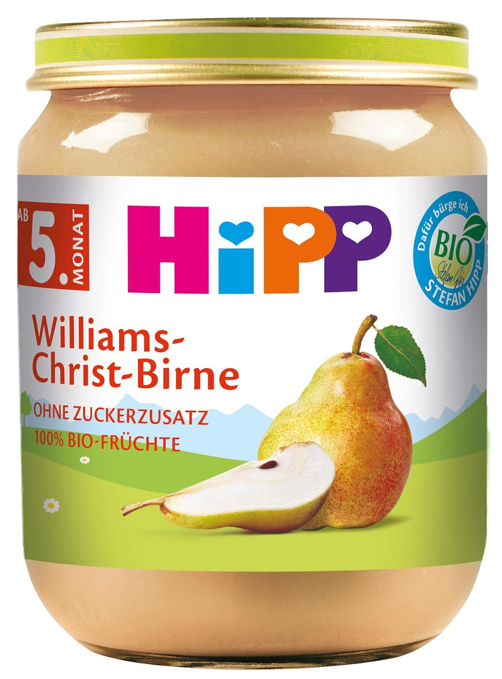 Pere HiPP Williams Christ, pachet de 6 (6 x 125 g)