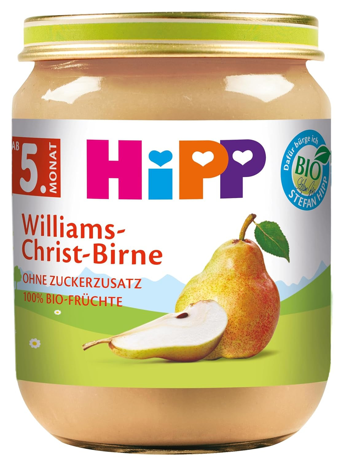 Pere HiPP Williams Christ, pachet de 6 (6 x 125 g)