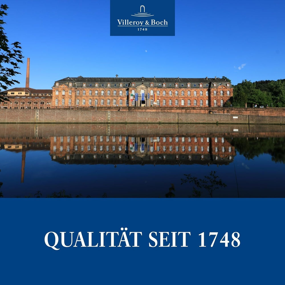 Vivo by Villeroy & Boch Basic White Tafelservice 12 Teilig Weiß, Teller Set, Weißes Geschirr, Geschirrset 6 Personen, Essservice, Speiseteller, Suppenteller, Spülmaschinenfest, Premium Porzellan Seturi vesela masa Naty Shop