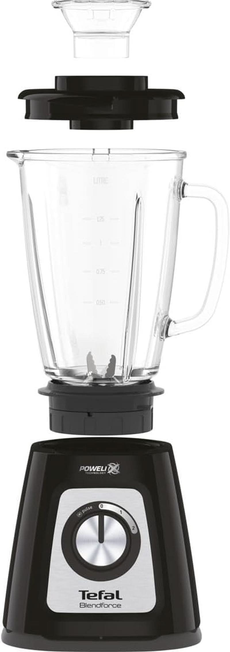 Tefal BL435831 BL4358 Standmixer, Glas, 1.75 Liters, Schwarz Bucatarie Naty Shop