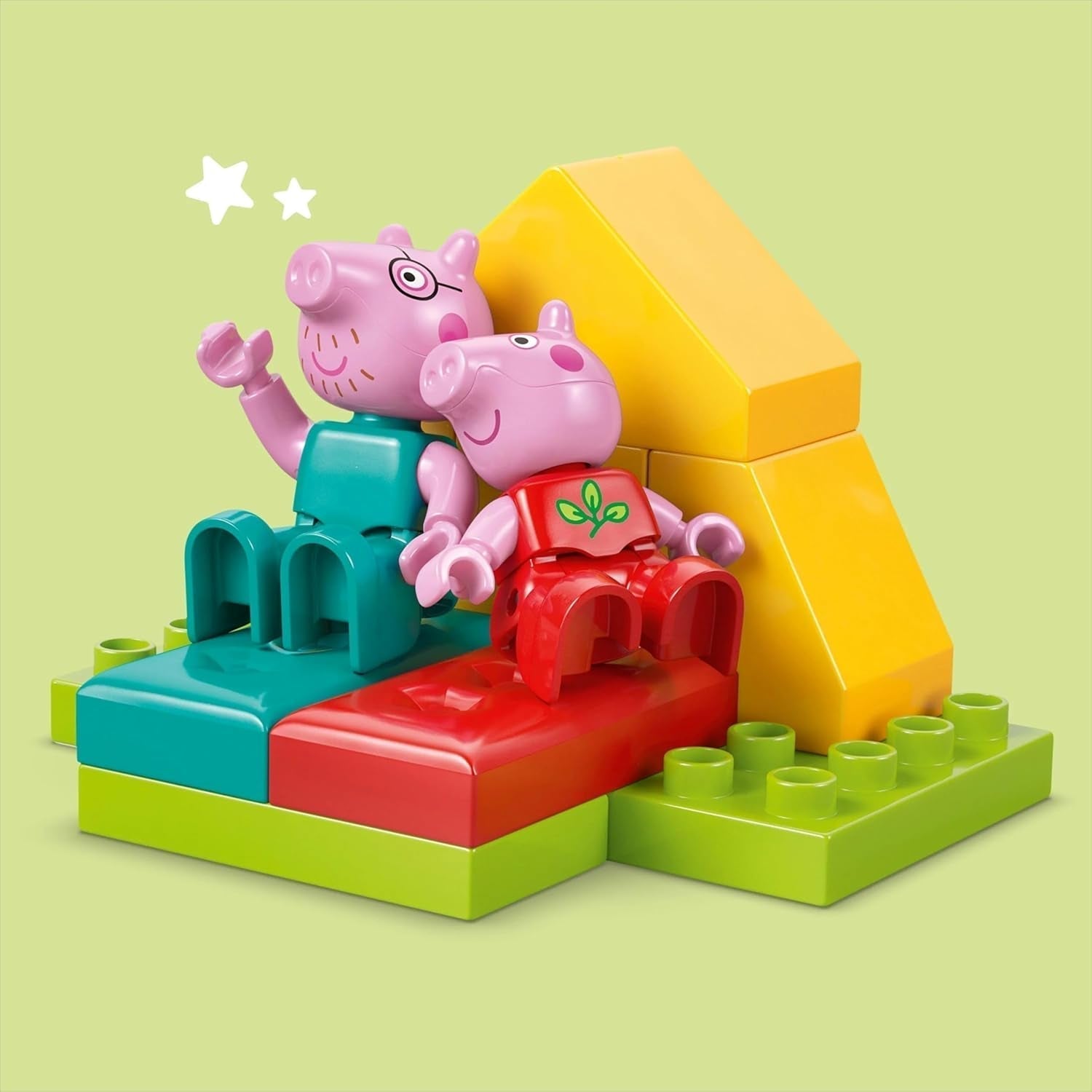 LEGO DUPLO Peppa Wutz Camping Trip - jucărie educativă pentru băieți și fete de la 2 ani - include cort, canoe, foc de tabără și 2 minifigurine - jucărie pentru activități motorii, sortare după culoare 10452 Seturi de constructie Besuche den LEGO-Store