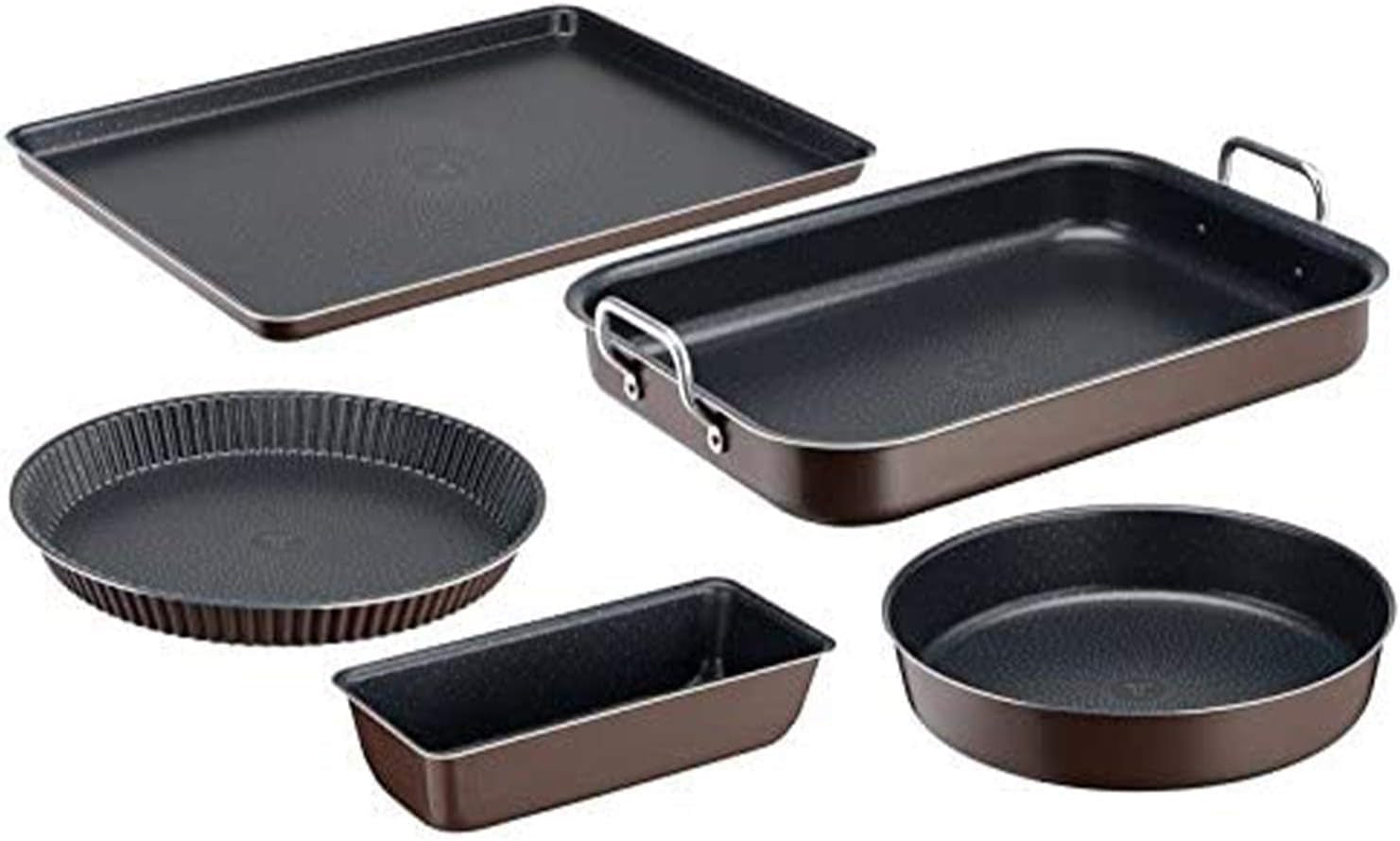 Tefal J1601502 Success Auflaufform Aluminum Schwarz 36 X 24 X 5.5 Cm Molds and trays for baking Naty Shop