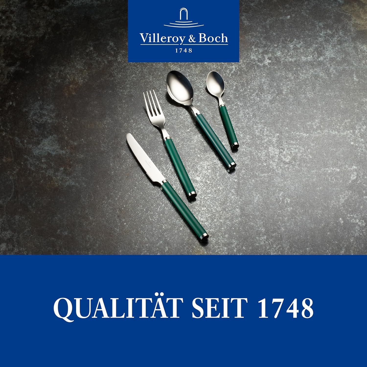 Villeroy & Boch - Cutlery set Play! Green Garden, 30 pieces Kitchen Naty Shop