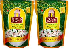 INDIA GATE Sella Basmati rice, pre-cooked (from India, fine long grain), flavored, bulk pack - 1 pack (1 x 1 kg)