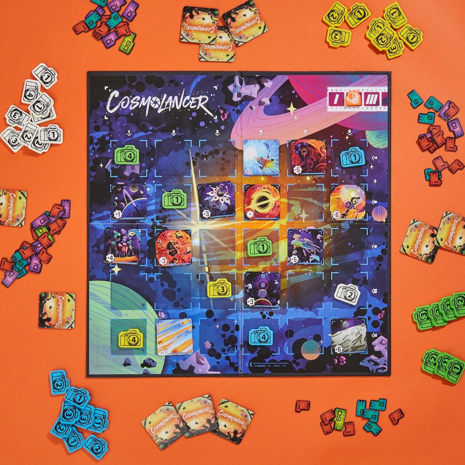 Cosmolancer, a strategic board game by Reiner Knizia
