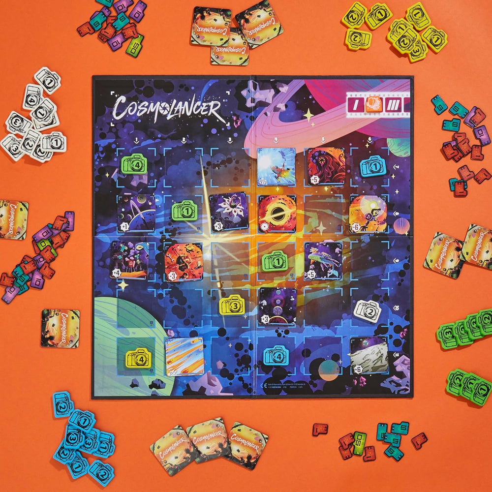 Cosmolancer, a strategic board game by Reiner Knizia