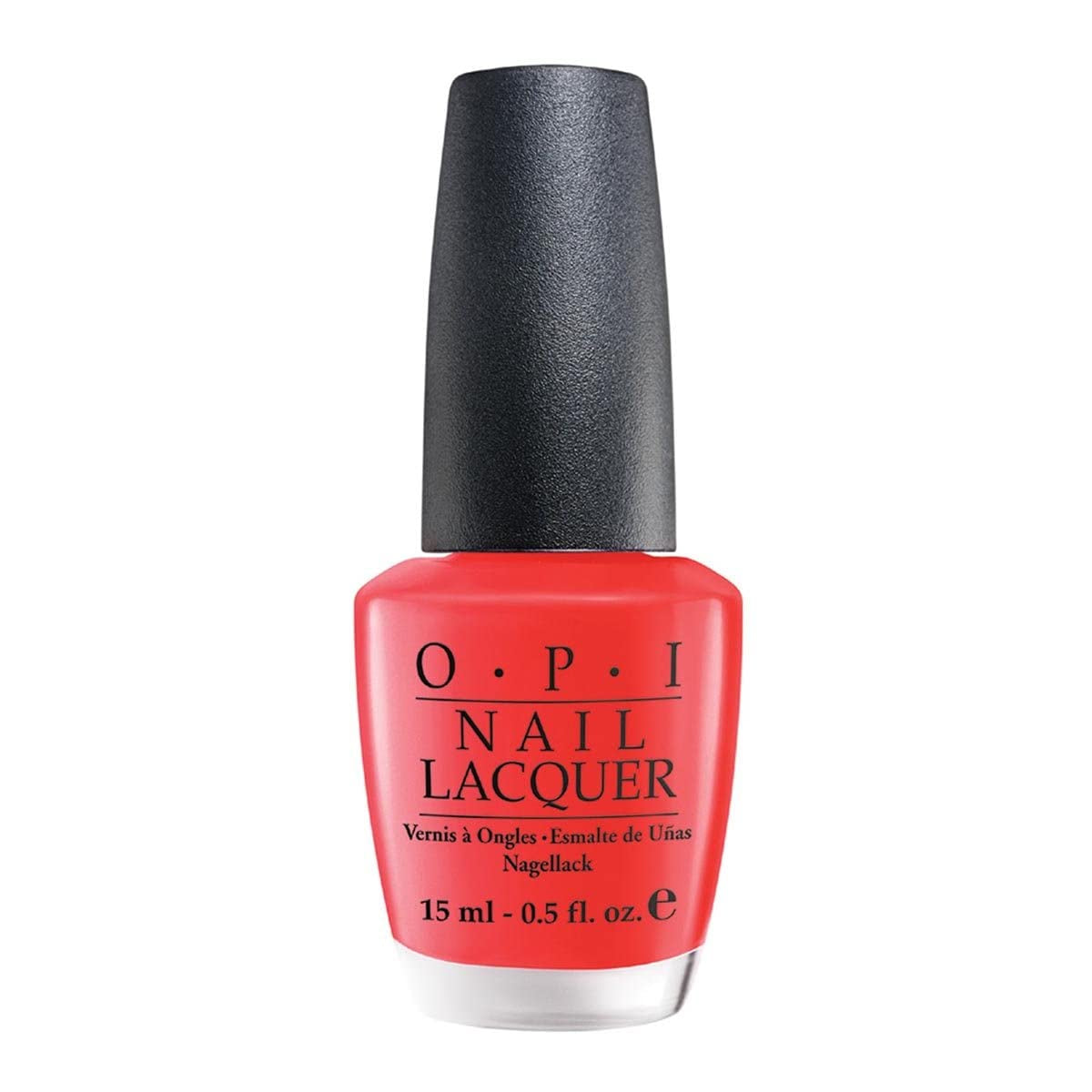 OPI Nail Lacquer in Shades of Red and Orange - Quick-drying, chip-resistant and long-wearing nail polish - lasts up to 7 days - with extra-wide ProWide brush