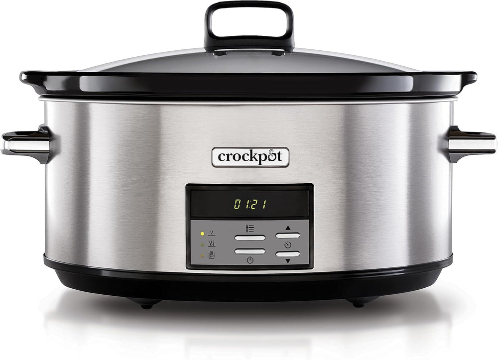 Slow cooker digital Crock-Pot Timeselect, 5.6 liters (7 people) Slow Cooker Naty Shop 7.5 liters Digital
