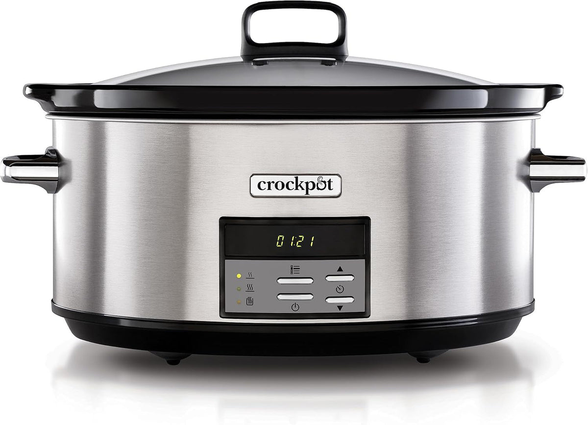 Slow cooker digital Crock-Pot Timeselect, 5.6 liters (7 people) Slow Cooker Naty Shop 7.5 liters Digital