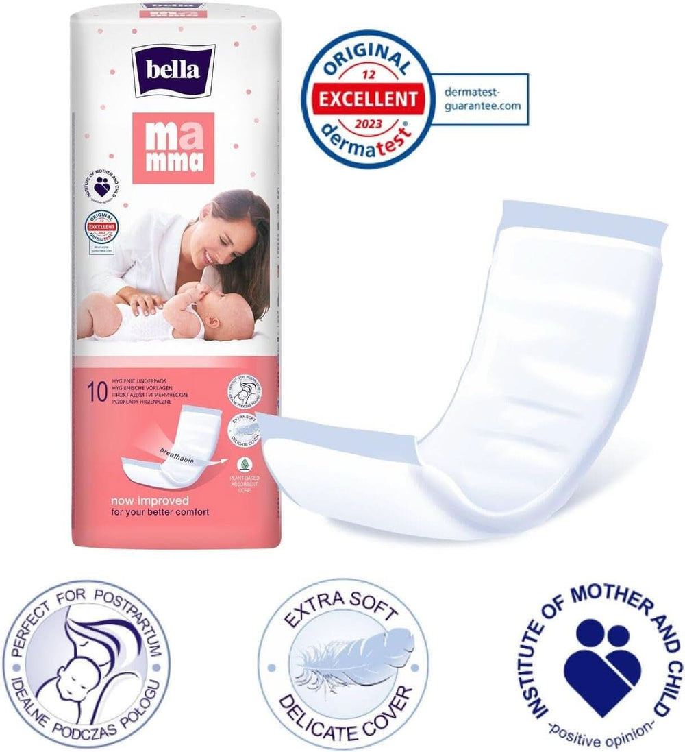 Scutece fleece: șabloane moi pentru femeile care au născut recent (1 x 10 scutece), ideale pentru femeile în perioada postpartum Mama si Copilul Naty Shop