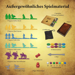 KOSMOS 680565 The Adventures of Robin Hood, Nominated for Game of the Year 2021, Cooperative Adventure Game for the Whole Family, Board Game for 2-4 Players Ages 10+