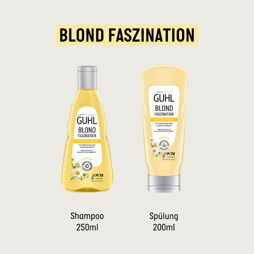 Guhl Blond Fascination Shampoo, Hair Type: Blonde, Bleached Guhl Shower and Bath